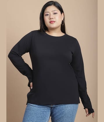 Rigo Women's Cotton Blend Tunic ( Black )