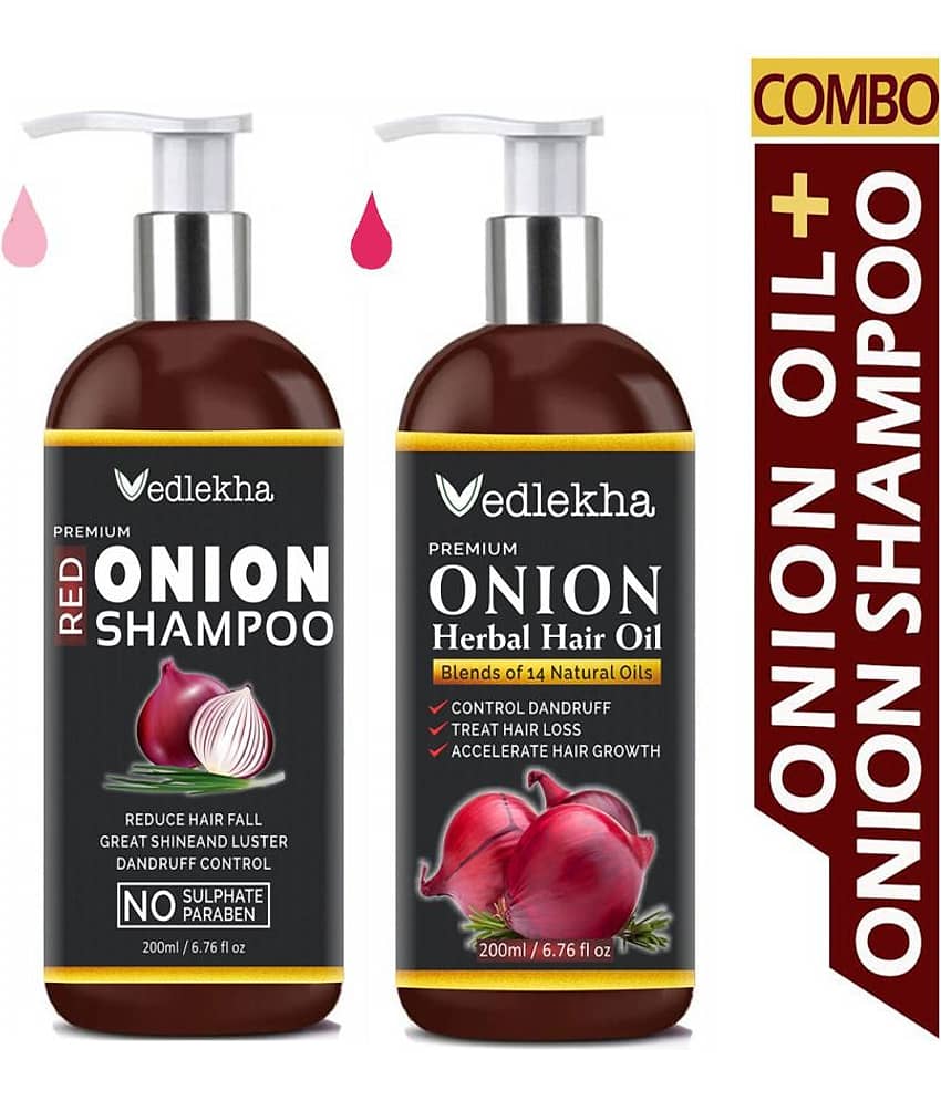 Vedlekha - Hair Growth Onion Oil 200 ml ( Pack of 2 )