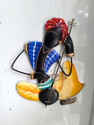 Handicraft Metal Wall Art - Krishna 