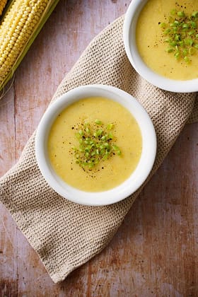 Sweet corn soup