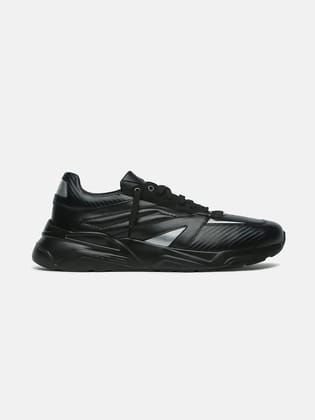 STEALTH RUSH - Carbon-Fiber Leather Racing Sneakers-6