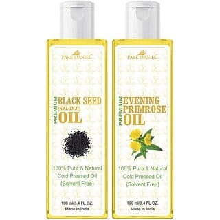 PARK DANIEL Blackseed Oil &amp; Evening Primrose Oil Combo Pack Of 2 bottle of 100 ml(200 ml) (200 ml)