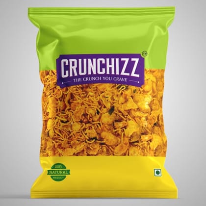 CRUNCHIZZ - CORNFLAKES MIXTURE/NAMKEEN I Spicy, Crunchy, Authentic I Traditional Kerala Preparation I No Artificial Additives or Preservatives I Perfect Tea-Time Bites I 250 Grams I Pack of One