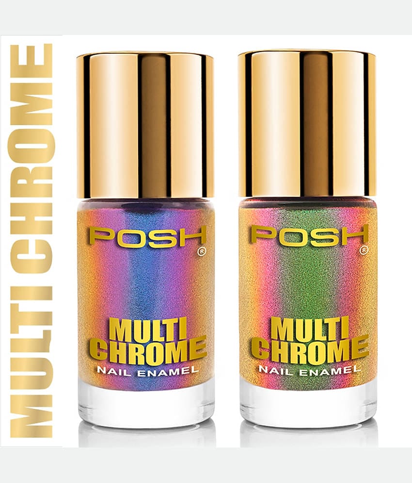 Posh Nail Polish Multi Multichrome Pack of 2 18 mL