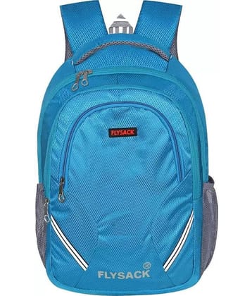 FLYSACK Blue PU Backpack ( 30 Ltrs )