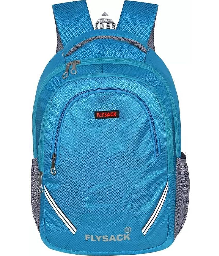 FLYSACK Blue PU Backpack ( 30 Ltrs )