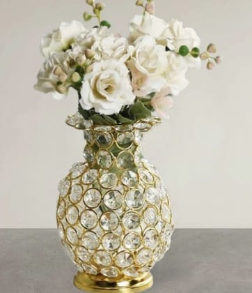 Crystal Diamond Flower Vase