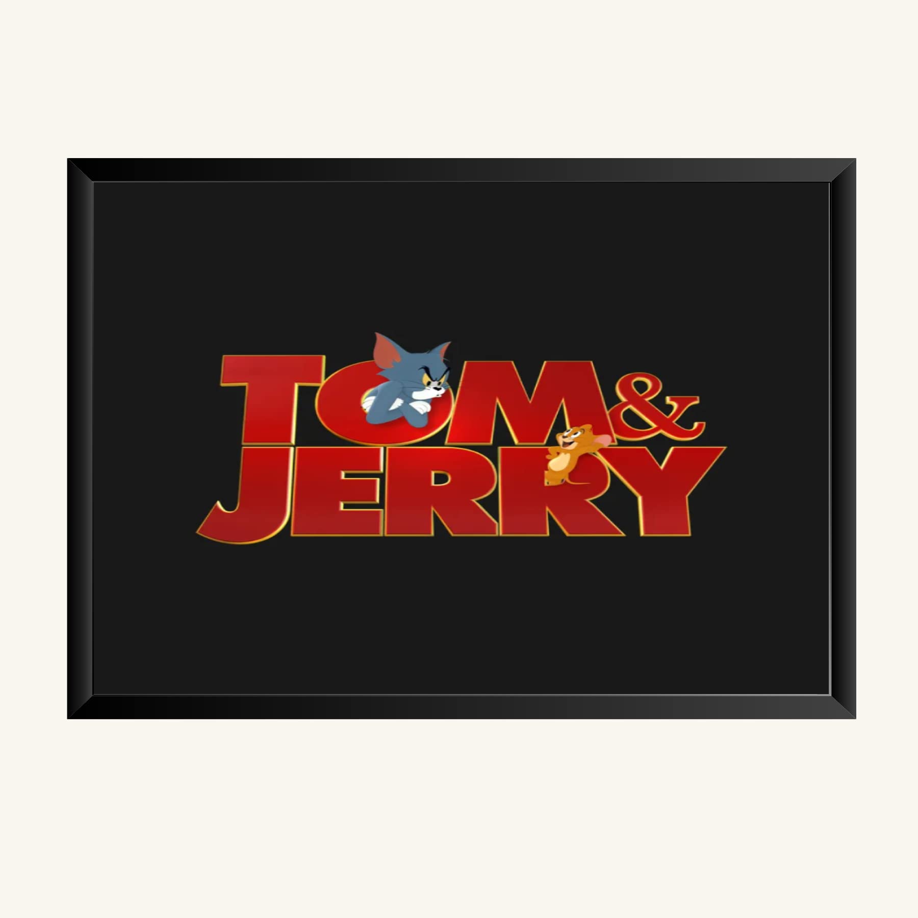NOKKES Tom And Jerry Photo Frame Wall Poster 8X12 In Printed Poster Photo Paper 300Gsm Photo Frame For Wall Decoration _24