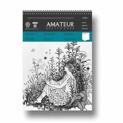 Anupam Amateur Sketch Book 100Gsm 25 Sheets-A3