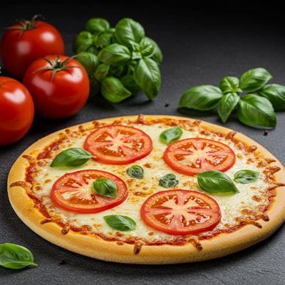 Jain Margherita Pizza