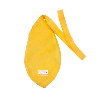 MAYAPURI Khadi Cotton Chanting Bag/Japa Mala Bag with Sakshi Mala Counter