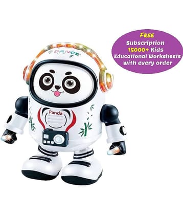 Kidsaholic Space Panda Dancing Robot Gift Funny Kids Boys Girls Toys Gifts  (Free subscription of kids Educational worksheets)