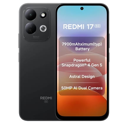 REDMI 17 5G 6 GB + 128 GB Absolute Black