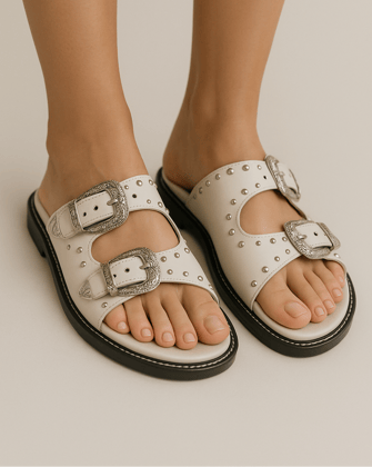 Taylor Swift Slider Sandals - Ivory-36