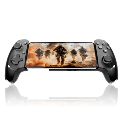 Nextech Klutch One Gamepad with iPhone 15 & Above/Android, XBOX, HID & Keymap Modes | Type C & Bluetooth Connectivity | Gaming Controller for Mobile, PC,Console | Mobile Gamepad & Mobile Controller