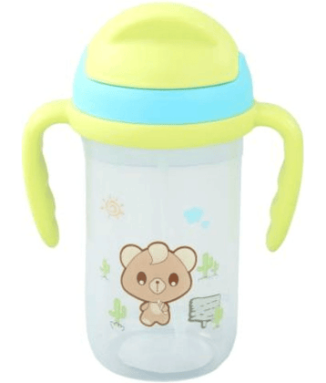 CHILD CHIC Green Polycarbonate Straw sippers