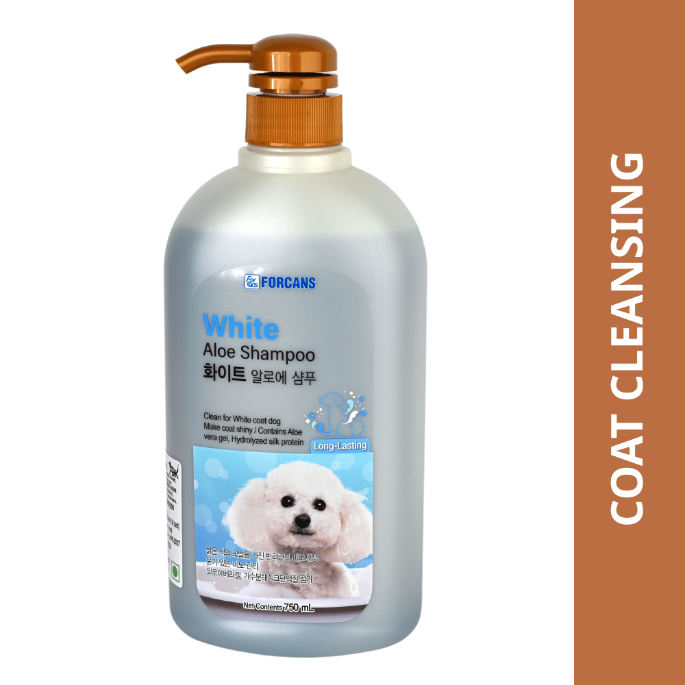 Forbis/Forcans White Coat Aloe Shampoo for Dogs Forbis/Forcans White Coat Aloe Shampoo for Dogs - 750mL