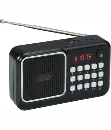 Neo M41 VP RADIO 5 W Bluetooth Speaker Bluetooth v5.0 with USB,SD card Slot Playback Time 4 hrs Black