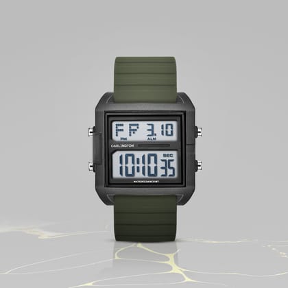 Carlington Endurance Series Digital Sports Watches For Men And Boys - CT_9136 Green