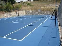 1001 Top Coat Normal Blue Sports Court Paint WT, Ideal for basketball, tennis, and multi-sport courts, ensuring a professional look and long-lasting protection -1 Kg 1001 Top Coat Normal Blue Sports Court Paint WT, Ideal for basketball, tennis, and multi-sport courts, ensuring a professional look and long-lasting protection -1 Kg
