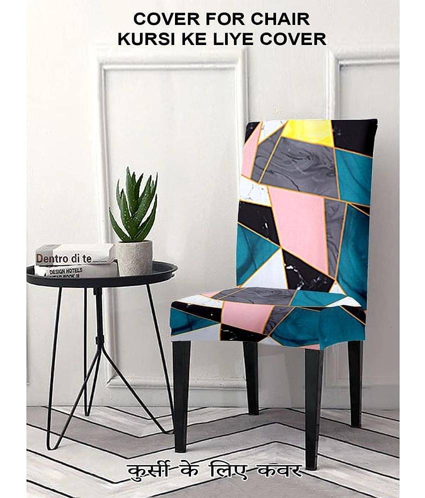 Cortina - 1 Seater Polyester Chair Cover ( Pack of 4 )