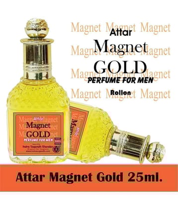 INDRA SUGANDH BHANDAR - Magnet Gold Attar For Men & Women 25ml Pack Of 1 - Below 50ml/ Miniature