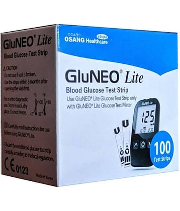 InfopiagluNeo Lite 100 Sugar Test Strips (2 X 50 Strips)