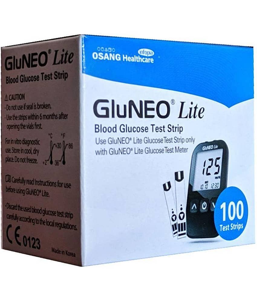 InfopiagluNeo Lite 100 Sugar Test Strips (2 X 50 Strips)