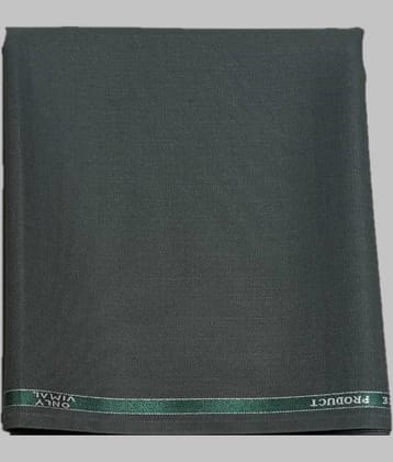 ONLY VIMAL Green Polyester Blend Men's Unstitched Pant Piece ( Pack of 1 )