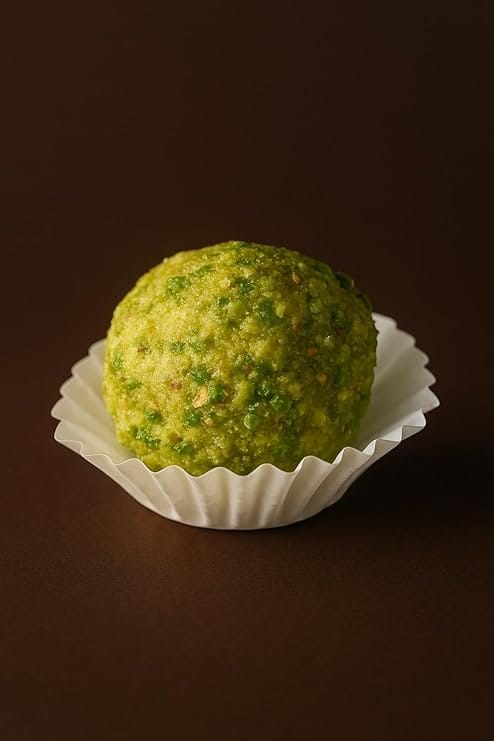 BANGLARMISTI Pistachio Monohora Sandesh - Bengali Sweets, Preservative-Free, Soft, Delightful, Delicious Mithai , no sugar-coated, 12 pcs Pack