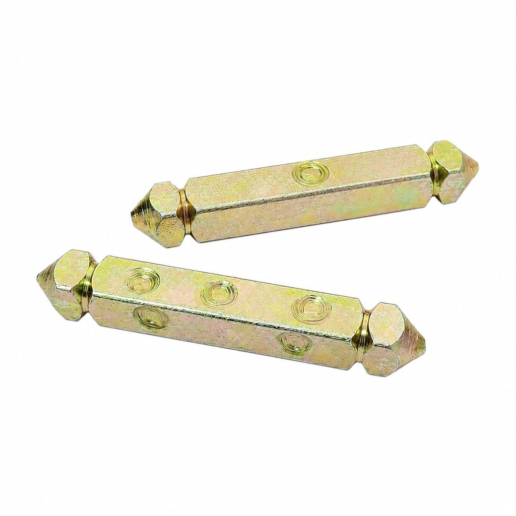 Pachikalu (Dayakattai) Cone-End– Traditional Indian Dice Set (2 Pairs / 4 Pieces) – 8 mm Thickness – Thayam Kattai Iron Dice for Indoor Board Games, Family Play & Traditional Games - Toys and Games | Buy online on ZillyBuy