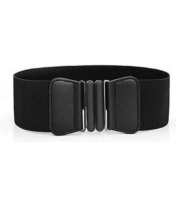 Livosorb Black Faux Leather Casual Belt