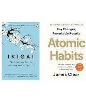 Ikigai and Atomic Habits Combo (Set of 2)- Paperback