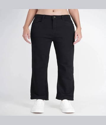 EVYAVAN ENTERPRISE Women's Regular Fit Mid-Rise Jeans ( Black )