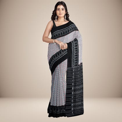 Handwoven Sambalpuri Cotton Saree Handwoven Sambalpuri Cotton Saree