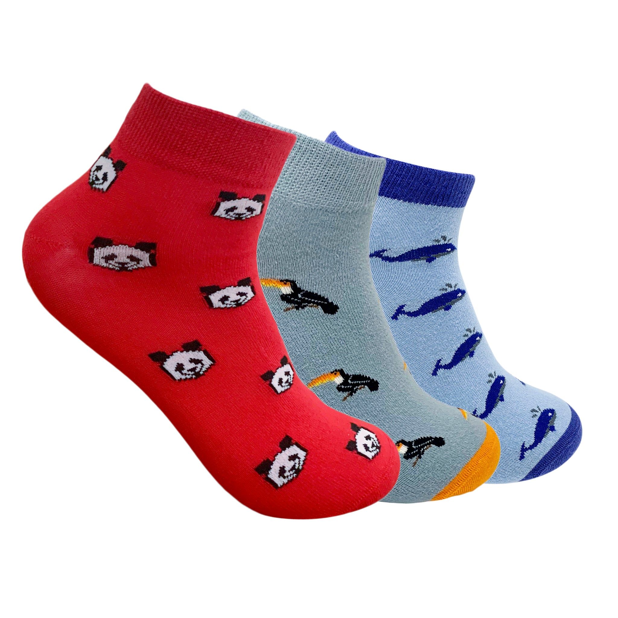 All-Stars Set-of-3 Ankle Socks for Men
