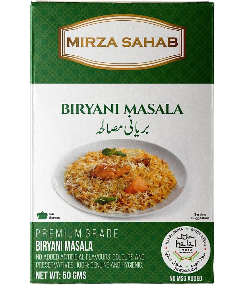 Mirza Sahab Biryani Masala Instant Mix 50 gm Pack of 4