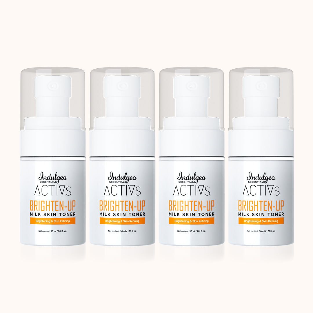 Brighten Up - Milk Skin Toner with Glutathione & Arbutin (Pack of 4)-30mL
