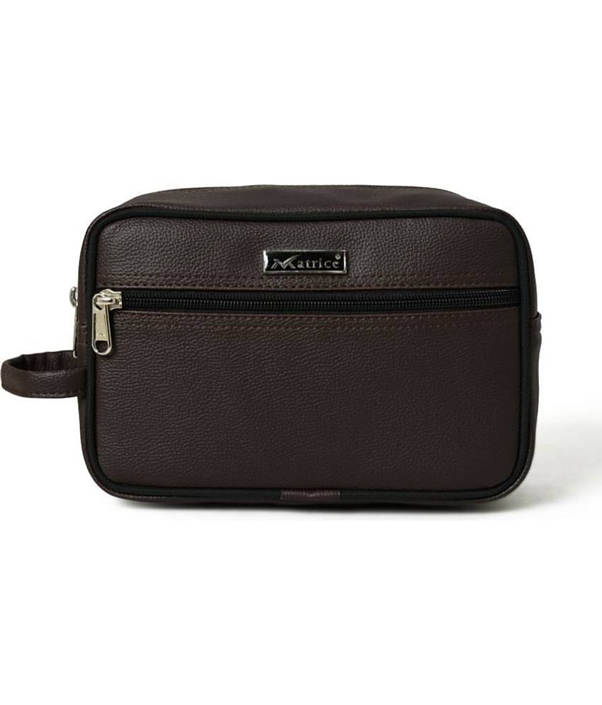 MATRICE Brown Hand Pouch
