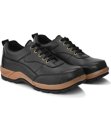 Enrich Field Mid Ankle Black Safety Shoes