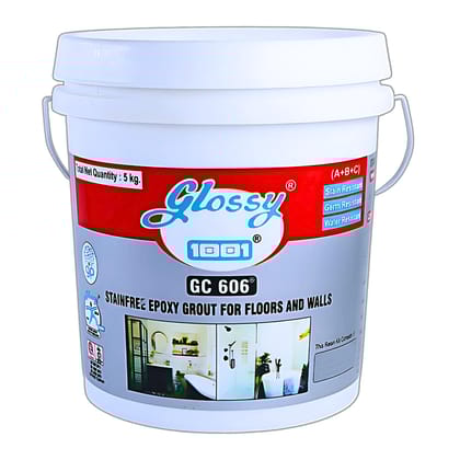 1001 GC 606 Stainfree Epoxy Grout for Floors and Walls, Professional-grade Solution for Both Residential and commercial spaces, Stain Resistance and Water Resistance. Candmium Red - 5 kg 1001 GC 606 Stainfree Epoxy Grout for Floors and Walls, Professional-grade Solution for Both Residential and commercial spaces, Stain Resistance and Water Resistance. Candmium Red - 5 kg