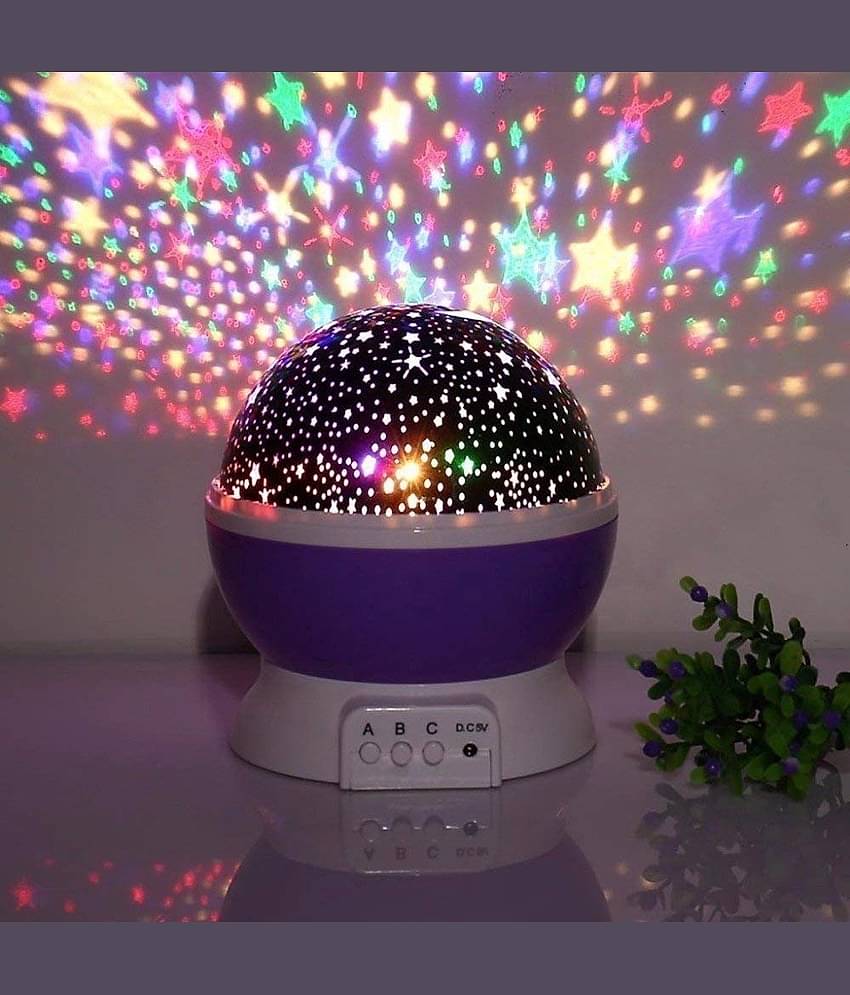 Bhavyta Multicolor Night Lamp ( Pack of 1 )