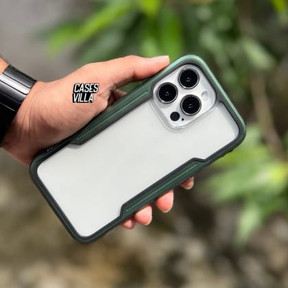 iPhone 13 Pro / Max Case - Alpine Green Defence Shield Metal Cover | Military Grade Protection-iPhone 13 Pro Max