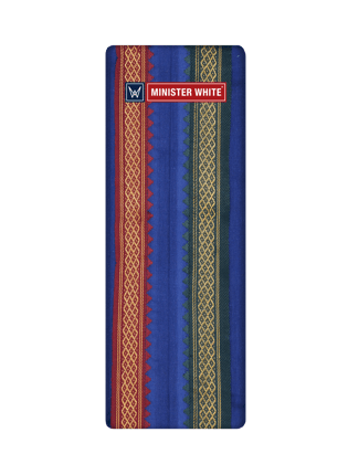 Blue Cotton Angavastram - Mandaram