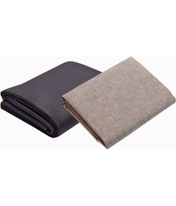 KUNDAN SULZ GWALIOR Multi Cotton Blend Unstitched Shirts & Trousers 1 Pant & 1 Shirt Pc For Men's
