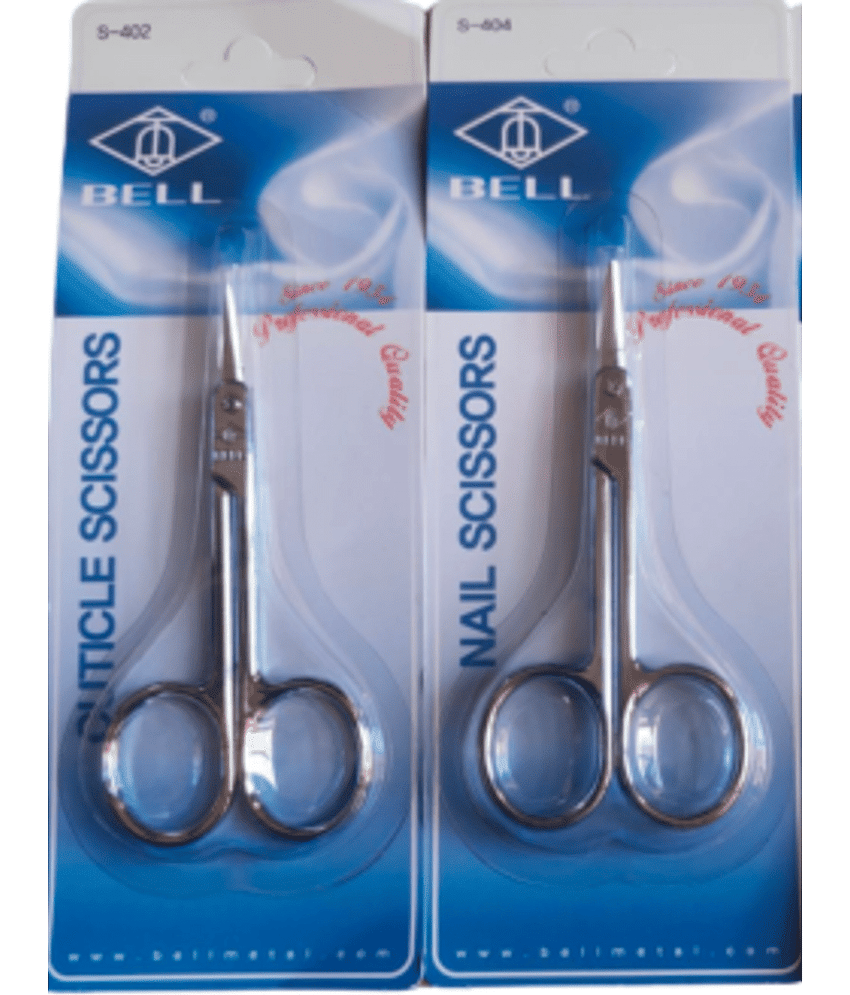 Bell Imported Nail and Cuticle Scissor- Pack of 2