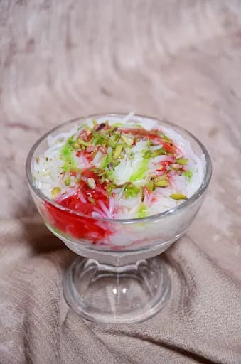Falooda With Vanilla Ice Cream