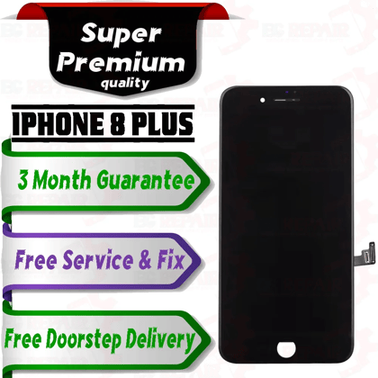 Apple iPhone 8 plus  (display glass combo folder) Mobile Display LCD Screen With Touch..