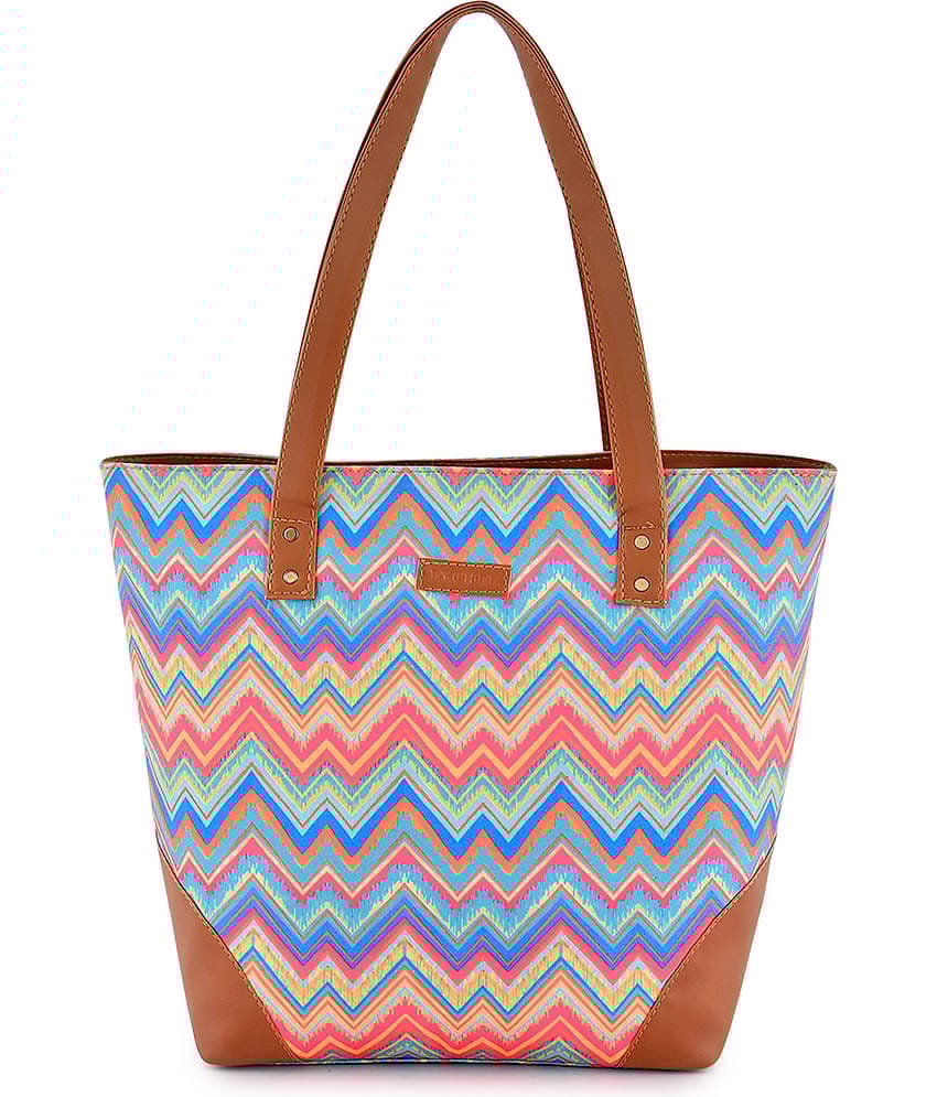 Lychee Bags - Multicolor Canvas Tote Bag