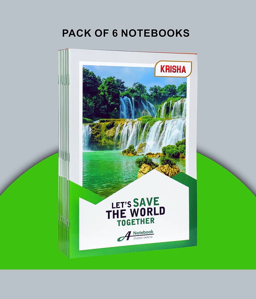 KRISHA BOOK MANUFACTURING - Other Composition Notebooks ( Pack of 6 )